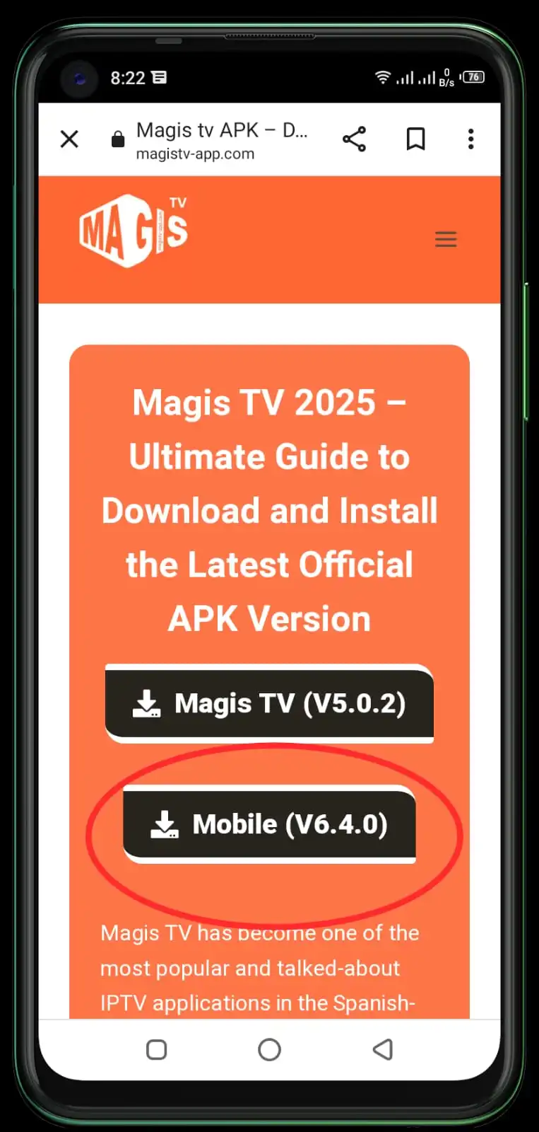 descargar magis tv app